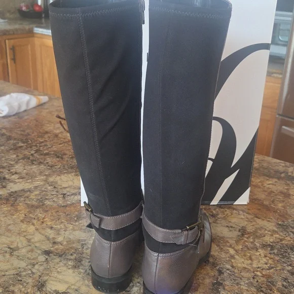 NINE WEST Womens Leather Boots - Picture 2 of 7